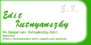 edit kutnyanszky business card